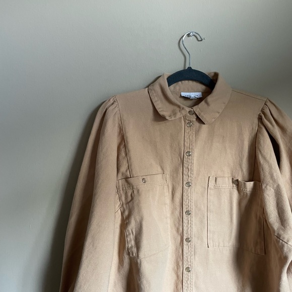 Topshop Fringe shirt jacket, perfect for fall - Picture 3 of 5